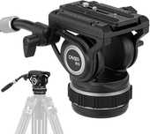 Głowica płynna Cayer Pro Video z płaską podstawą 75 mm