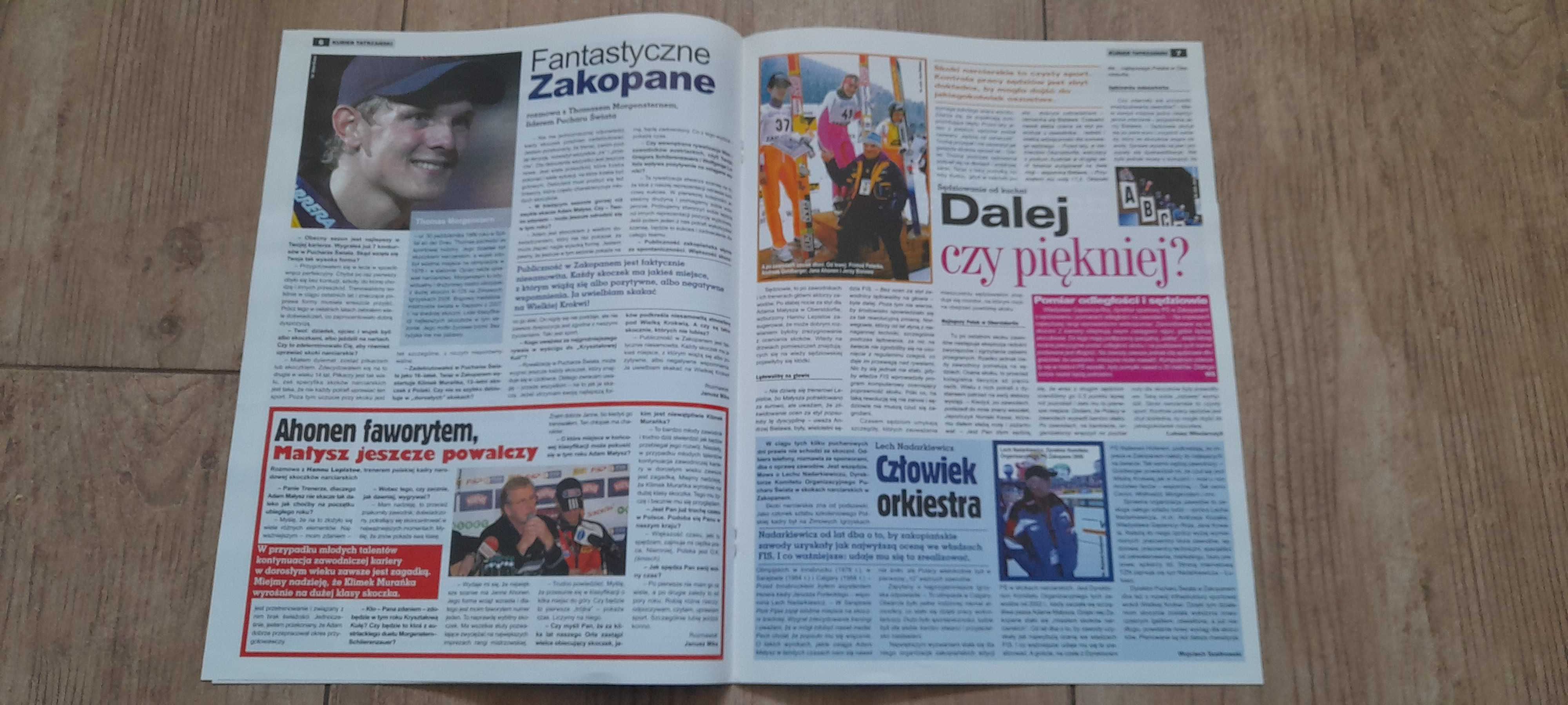 "Kurier Tatrzański" - Wydanie Specjalne PŚ w skokach, styczeń 2008 rok