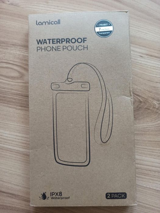 Lamicall pokrowiec wodoodporny etui na telefon 2 sztuki