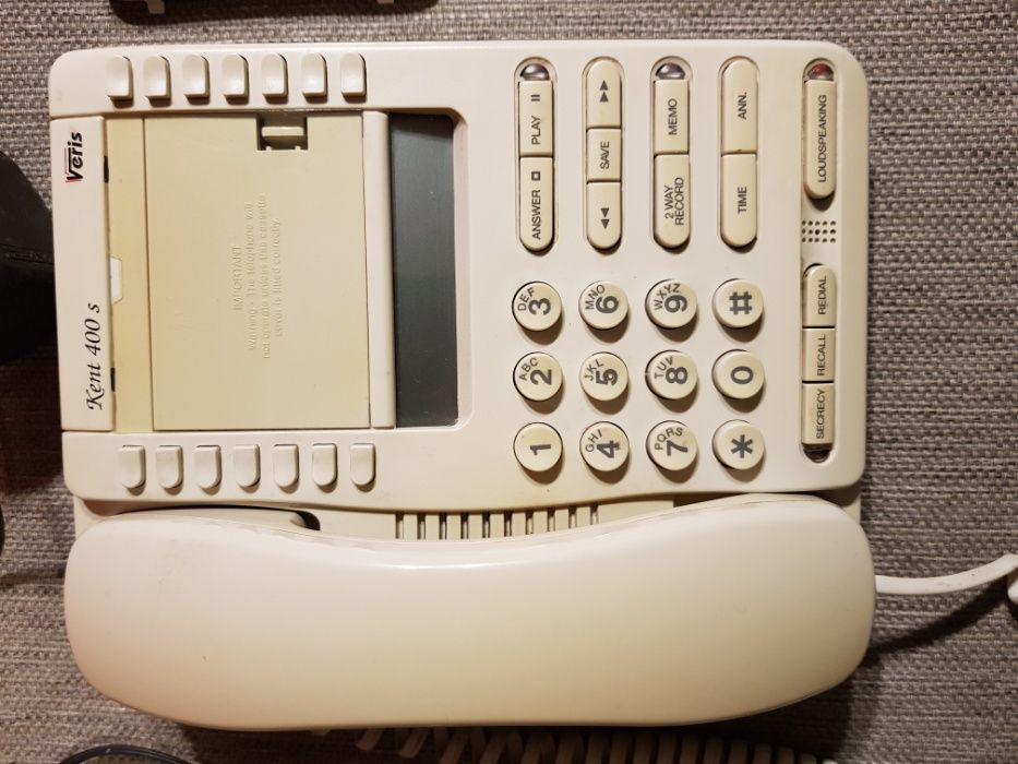 Telefon Veris KENT 400s z automatyczną sekretarką