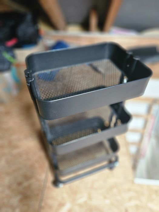 Ikea wózek Raskog czarny