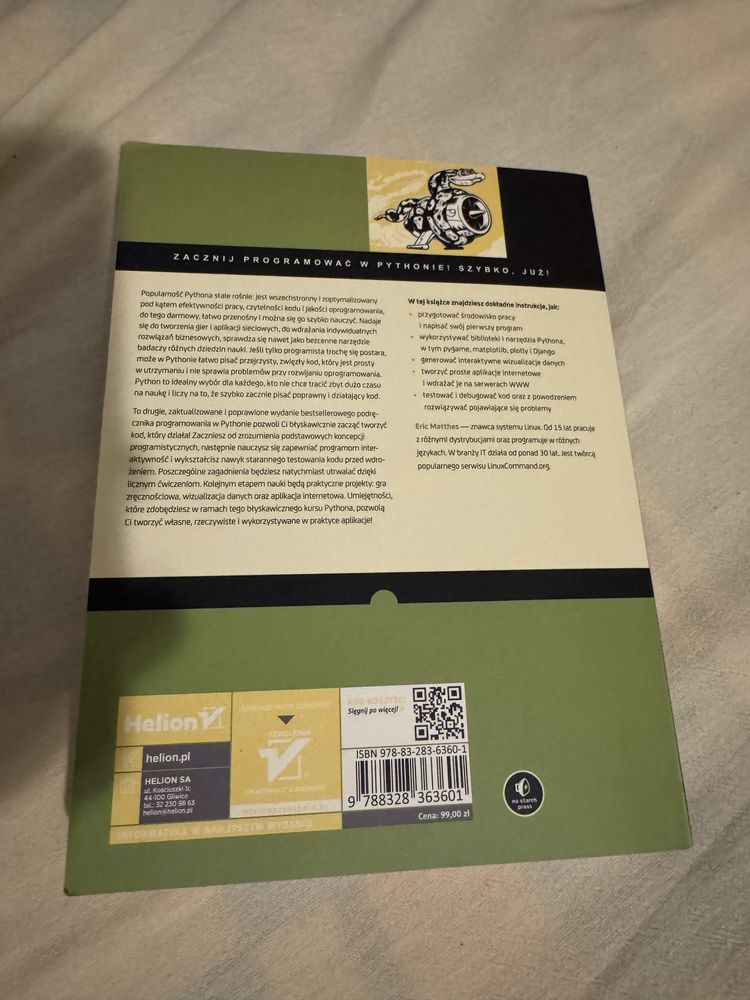 Książka python instrukcje dla programistów