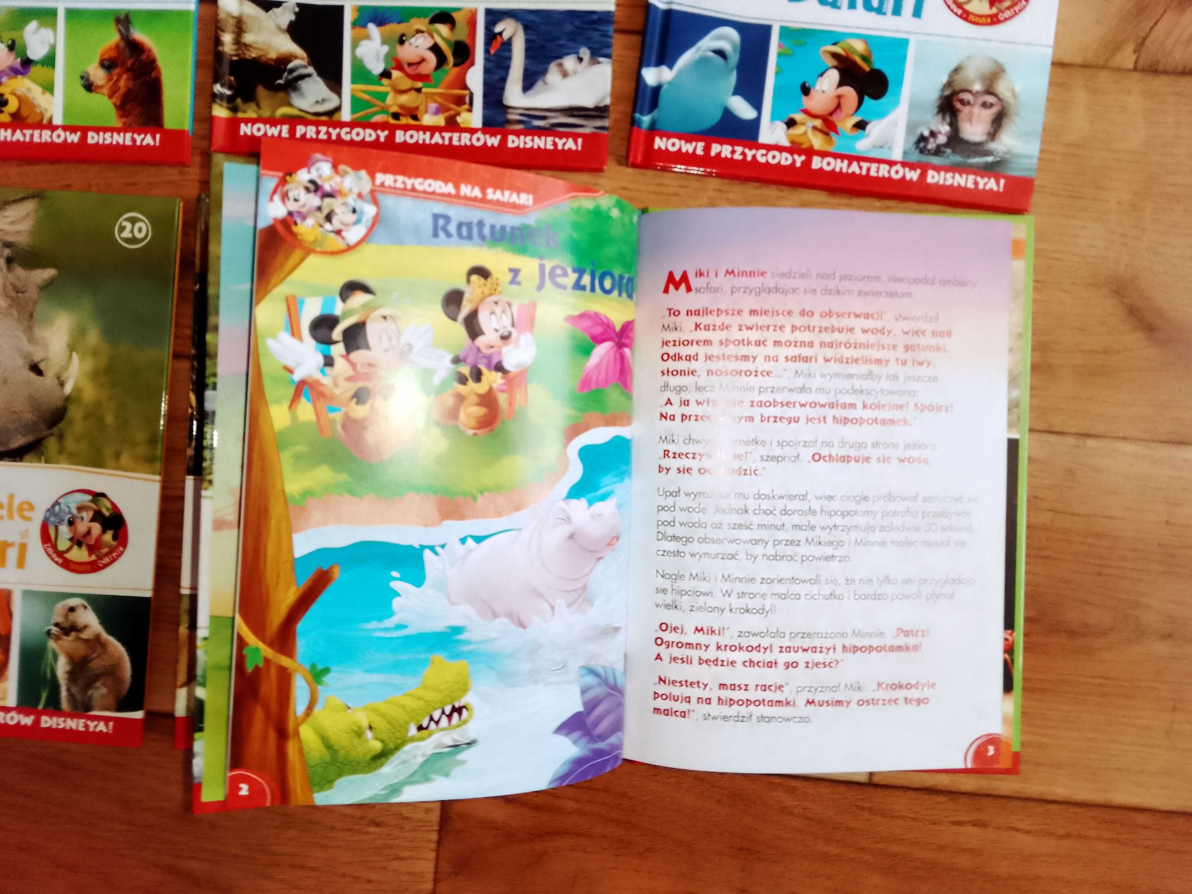 Zestaw książeczek edukacyjnych dla dzieci Przyjaciele na safari