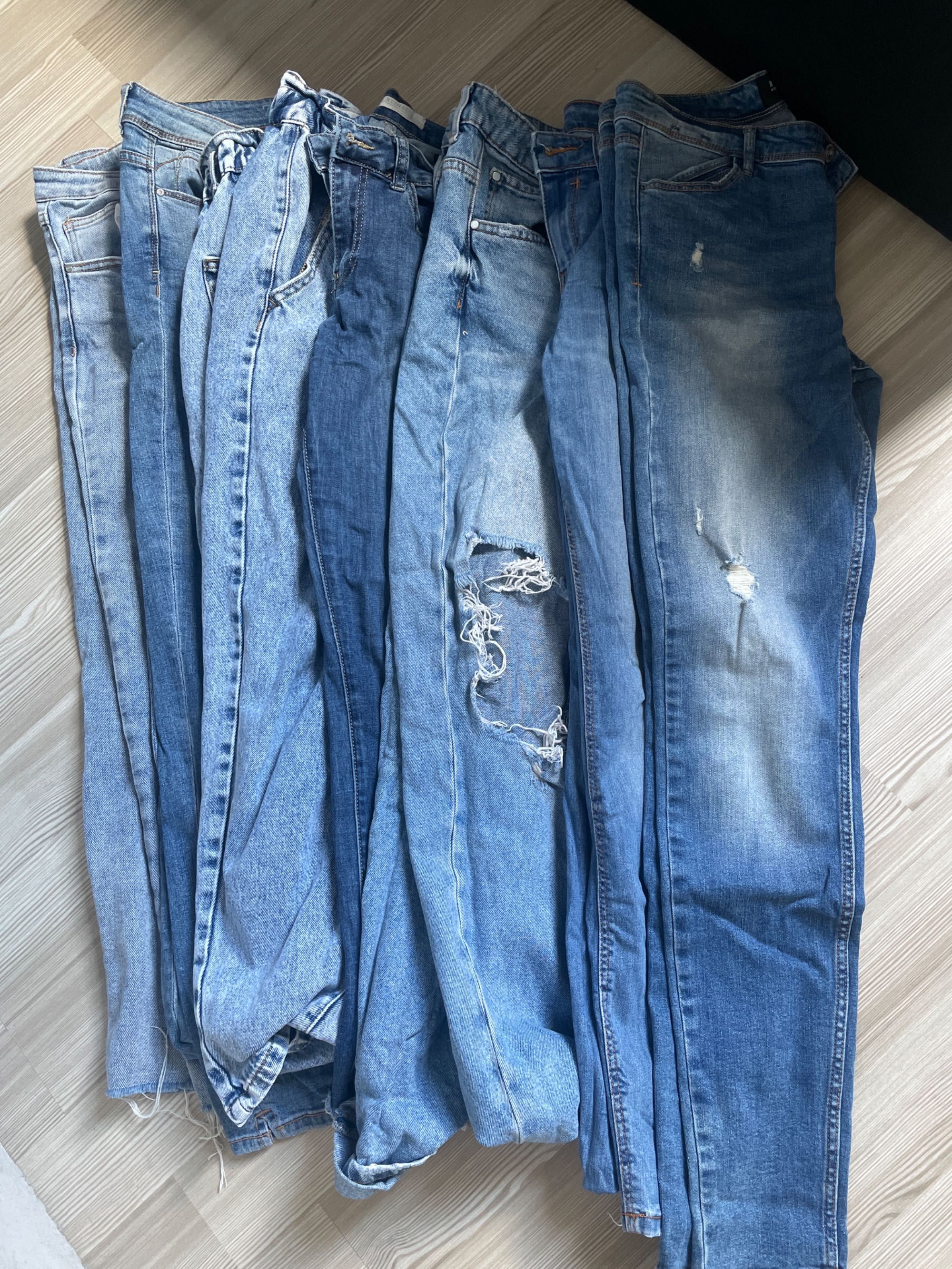 Spodnie jeansy 38 mohito Zara