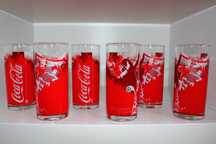 Szklanki kolekcjonerskie Coca Cola 2007 rok Piłka nożna