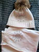 Зимовий набір шапка +шарф р.52