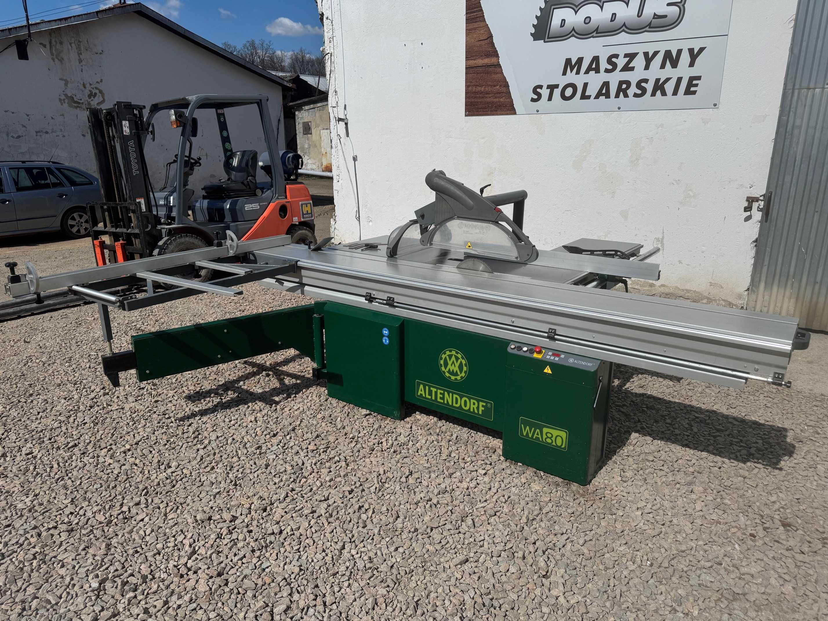 Piła formatowa Altendorf WA80  Pręty