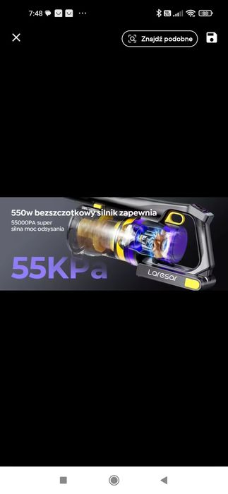 Okazja nowy odkurzacz Laresar X11 pionowy bezprzewodowy używany