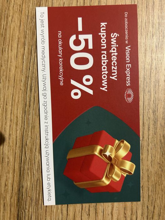 Kupon VisionExpress 50%