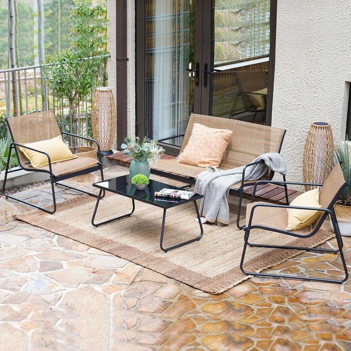 Nowy zestaw ogrodowy / patio / stół / 2 krzesła ogrodowe / sofa !8759!