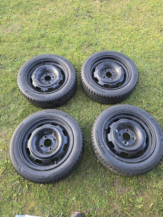 Opony zimowe Hankook + felgi stalowe 15