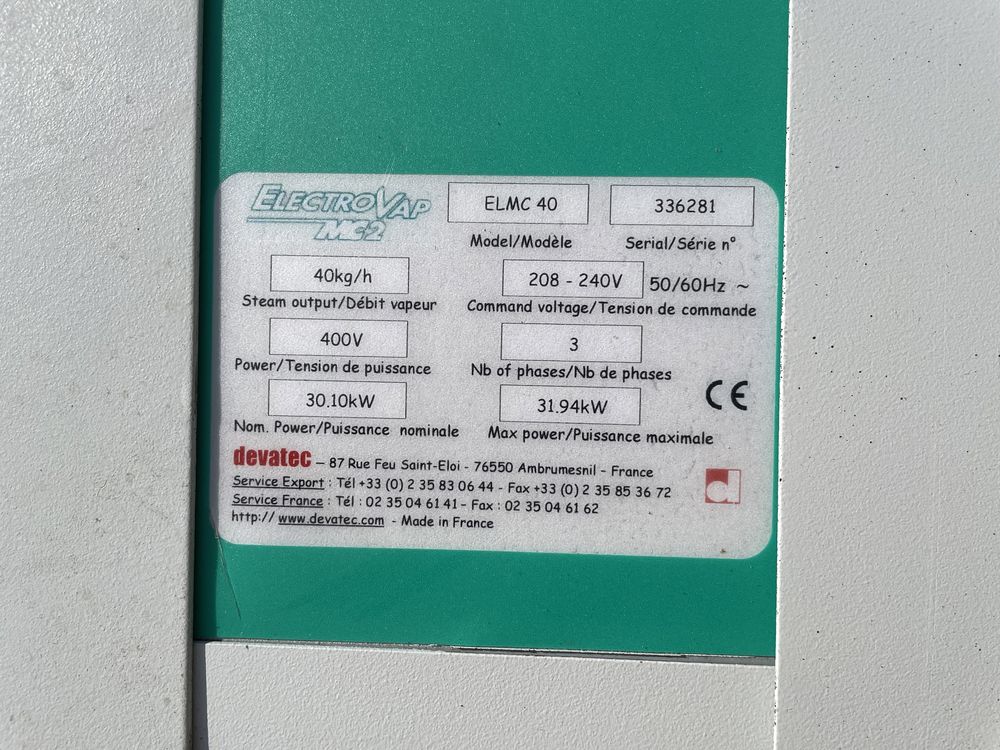 generator pary electroVap MC2