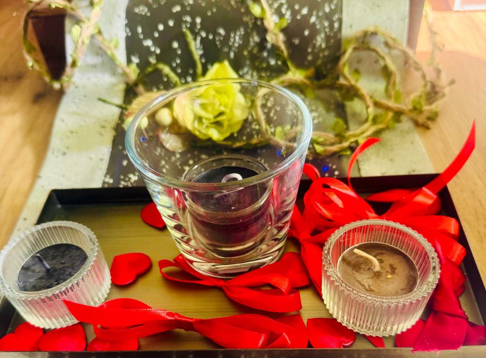 Świetny/ Walentynkowy Zestaw Prezentowy/ Świece Naturalne/ Opium/