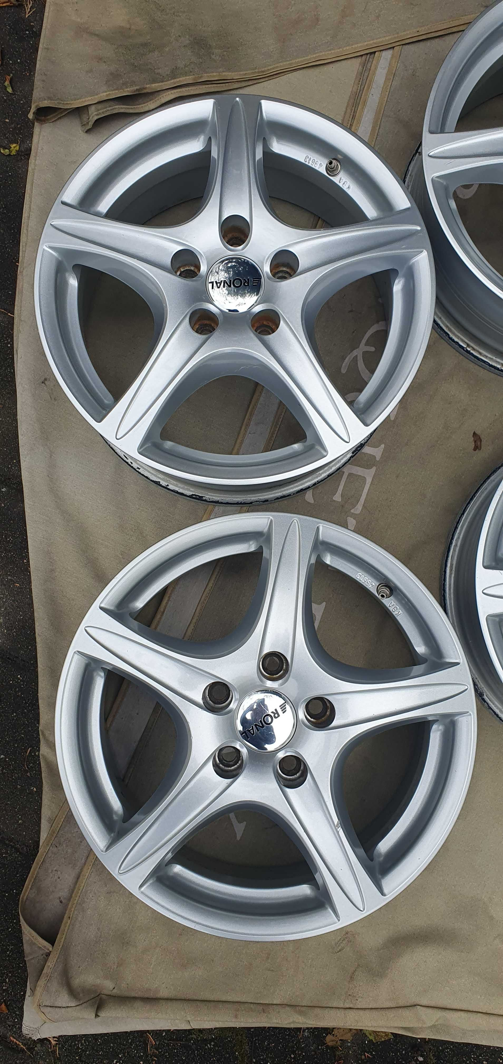 felgi aluminiowe RONAL 5x112 6.5Jx16H2 ET50 57,1 mm (m.in. do VW T4)