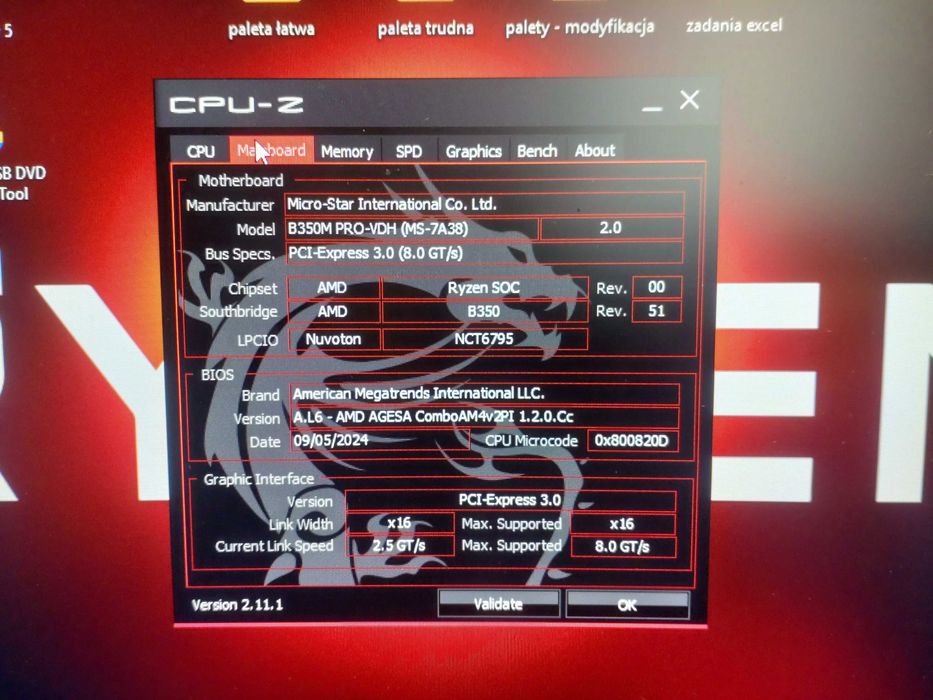 Komputer, Ryzen 5, RX 580, 24GB RAM