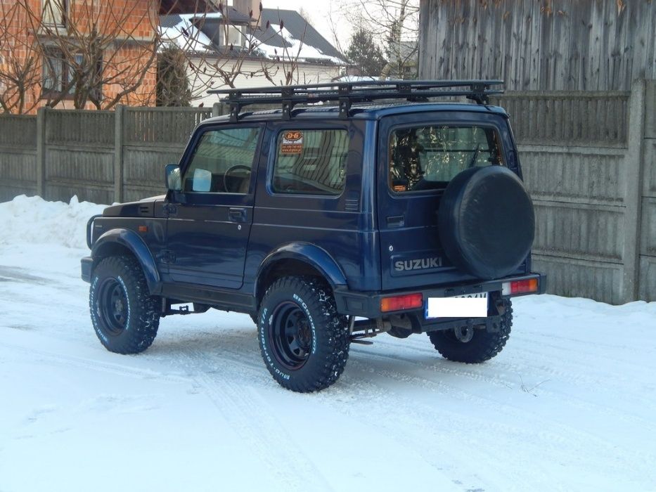 Bagażnik dachowy Suzuki Samurai, z siatką