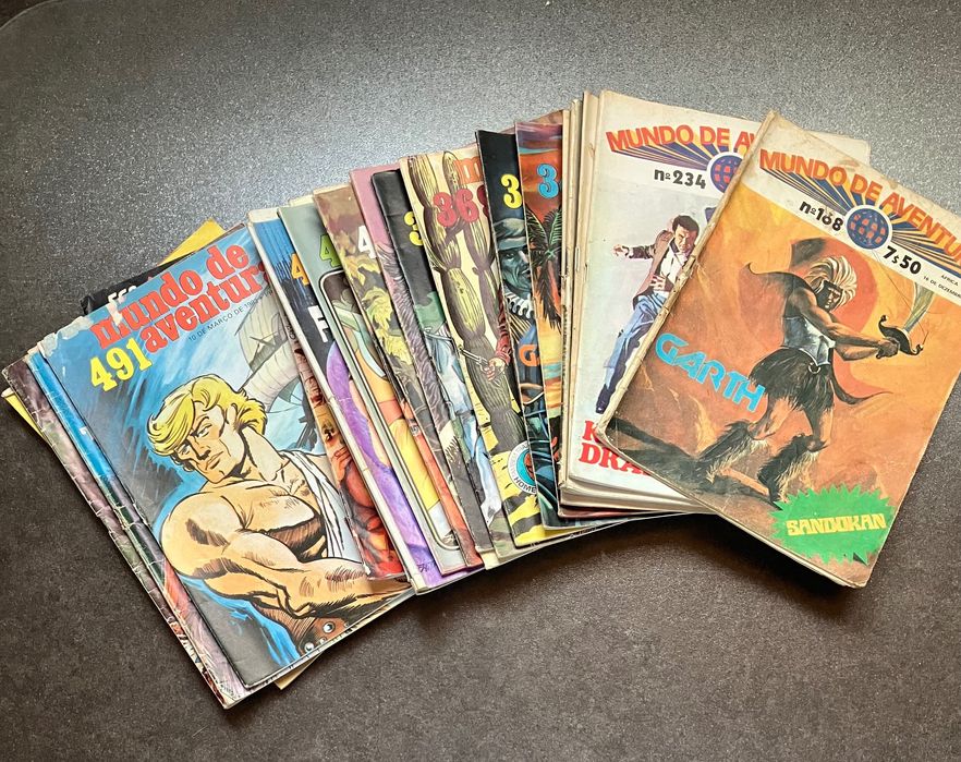 BD mundo de aventuras 1976 a 1979