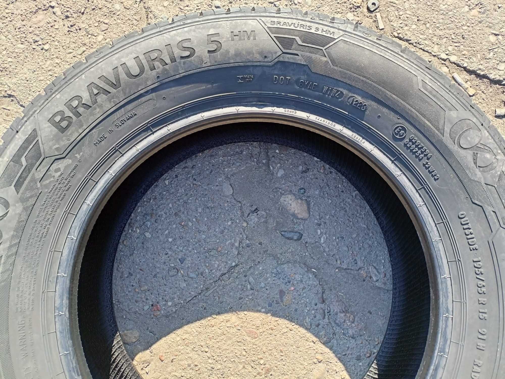 195/65R15 Barum BRAVURIS 5HM lato para komplet montaż gratis N1521A