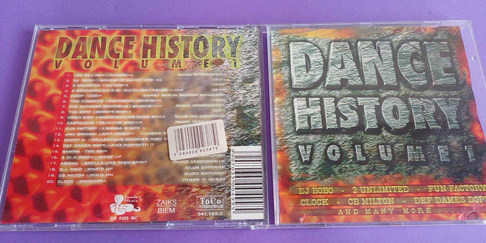 Snake's Music Dance History Volume 1 , CD 1997