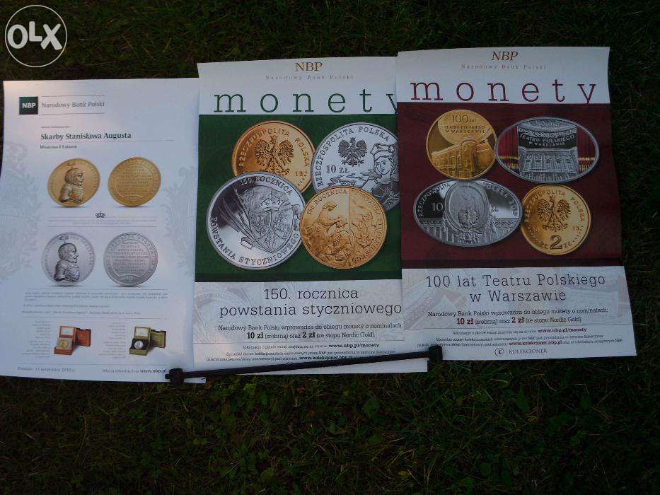 Banknoty na plakatach i inne