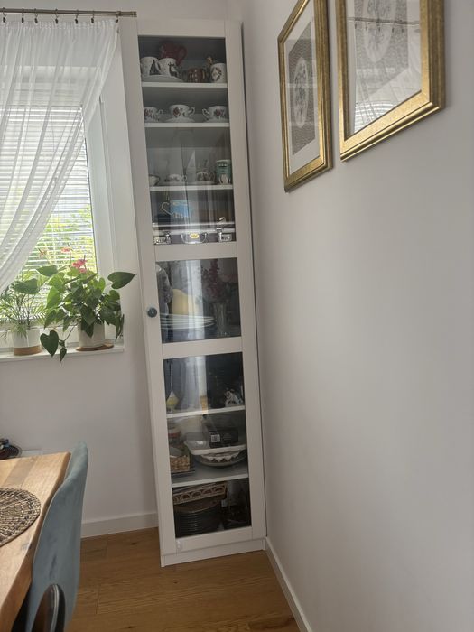 Biala witryna Ikea 50x225 cm
