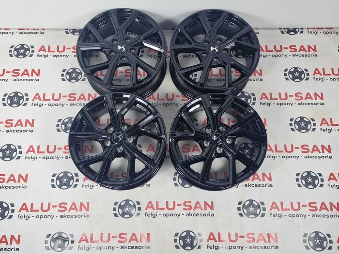 NOWE oryginalne alufelgi DS 16" 5x108 DS 4 DS 7 DS 9 - Czarne