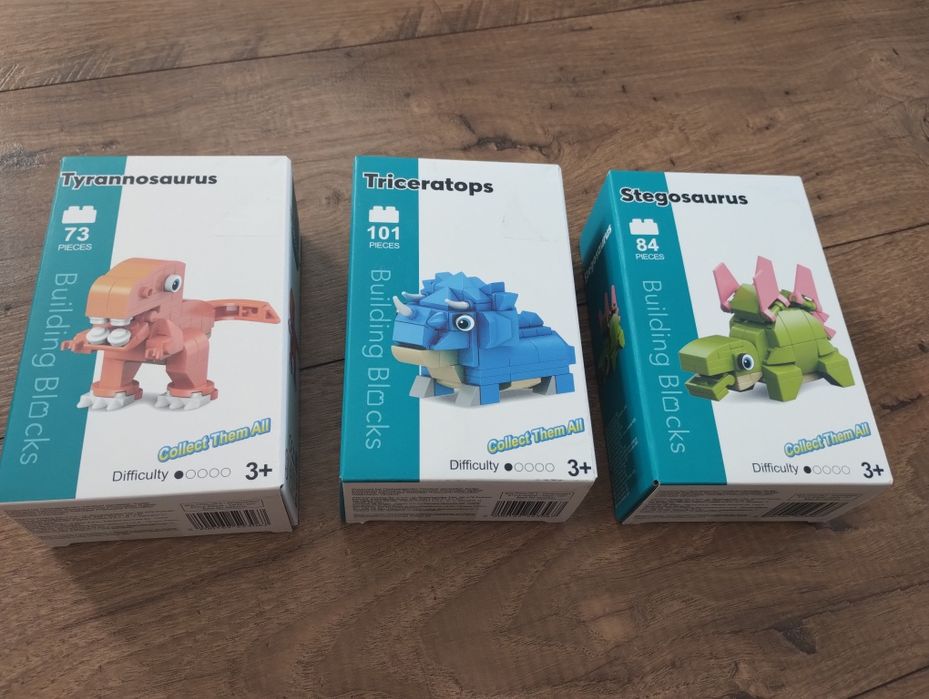 Klocki dinozaury