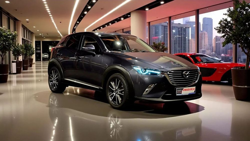 Mazda CX-3 Hud+Kamera+Bezwypadkowy+Orginalny Przebieg-Gwarancja Pisemna