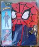 Piżama-strój spider-mana dla dzieci, jednoczęściowa, rozmiar 110-116