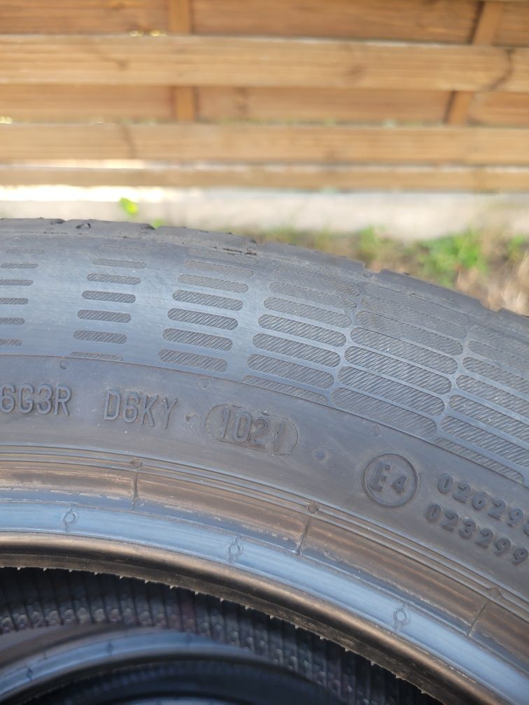 4 x 215/55/17 Continental ContiEcoContact5. Letnie 21r