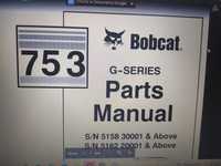 Katalog części Parts manual Bobcat 753 G-Series
