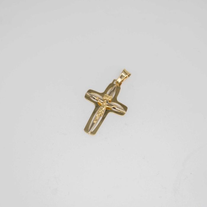 złota zawieszka 585 KRZYŻ krzyżyk 1,76 gram 37mm NOWY WYSYŁKA GRATIS