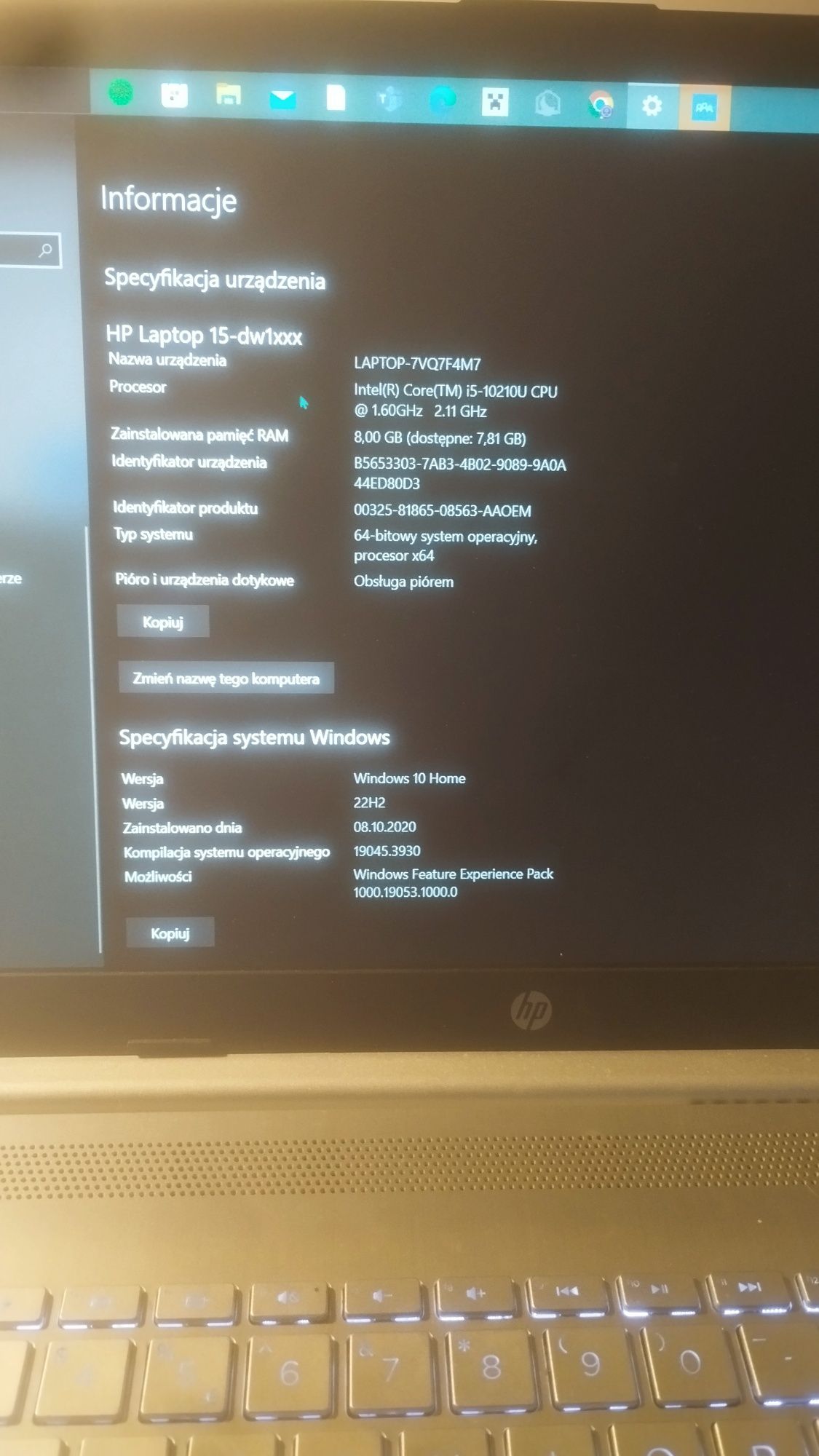 Laptop Hp do nauki/grania z dobrymi parametrami!!!