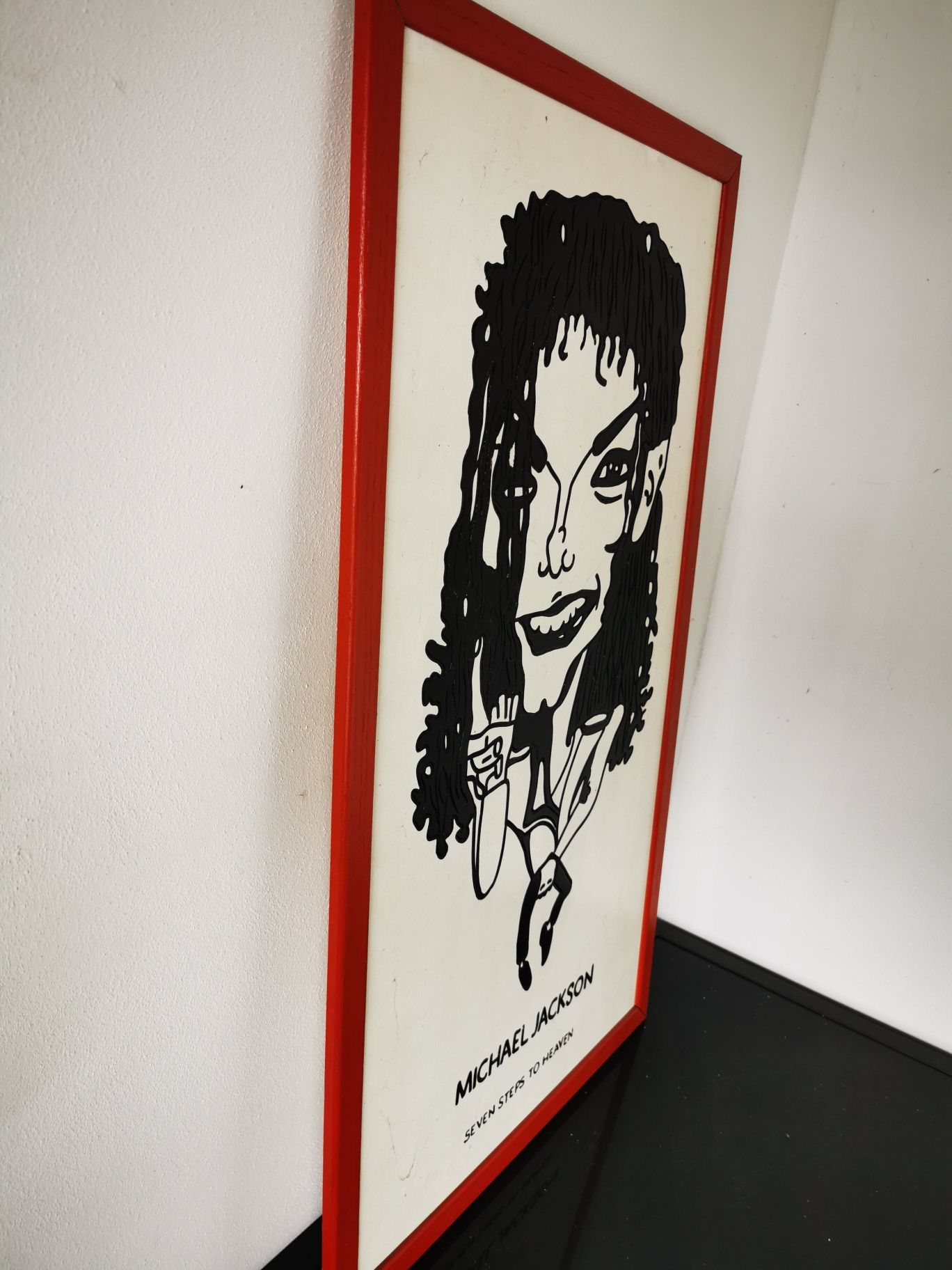 Obraz Michael Jackson drewno 93x53cm ręcznie wykonany