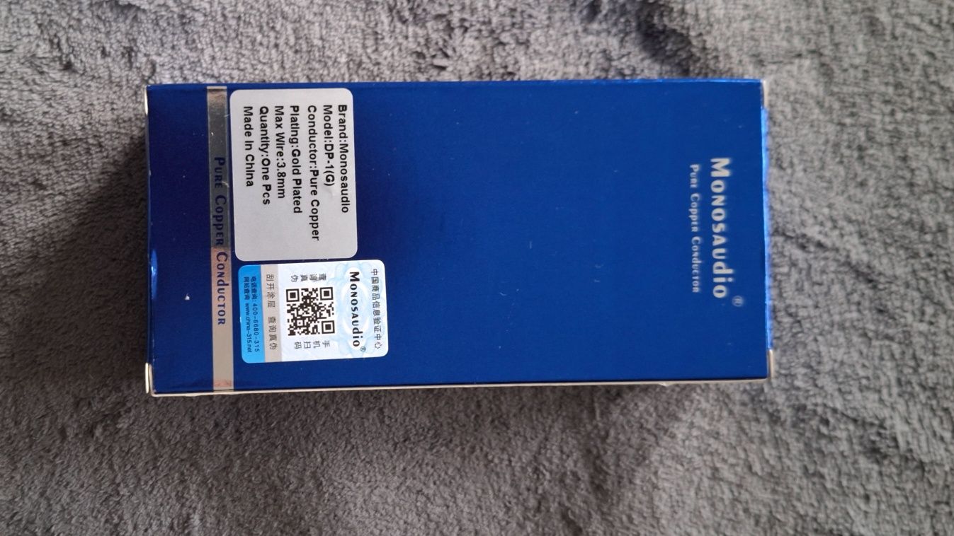 Monosaudio  DP-1G Gniazdo zasilania do przewod zasilający, kabel
