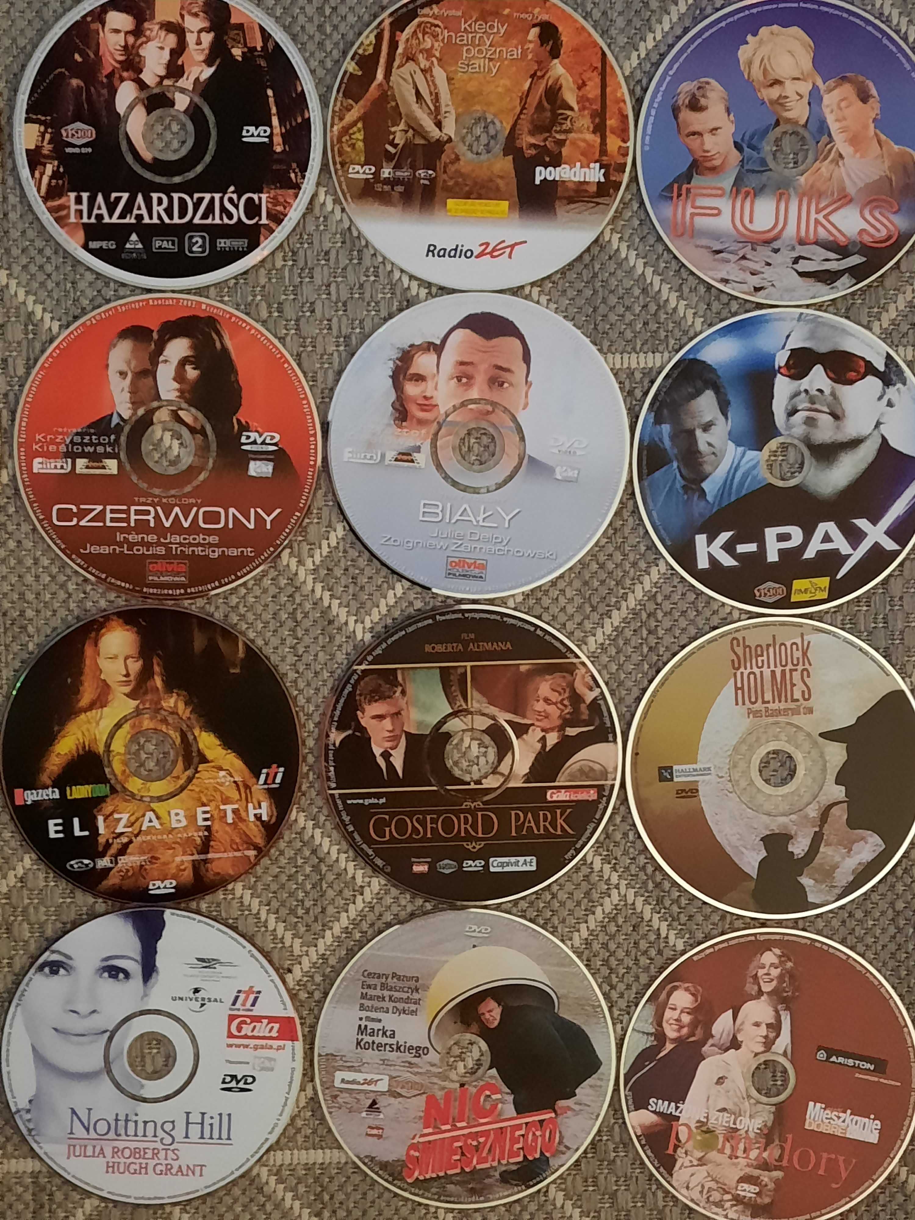 Rozne filmy DVD - niestety bez opakowan