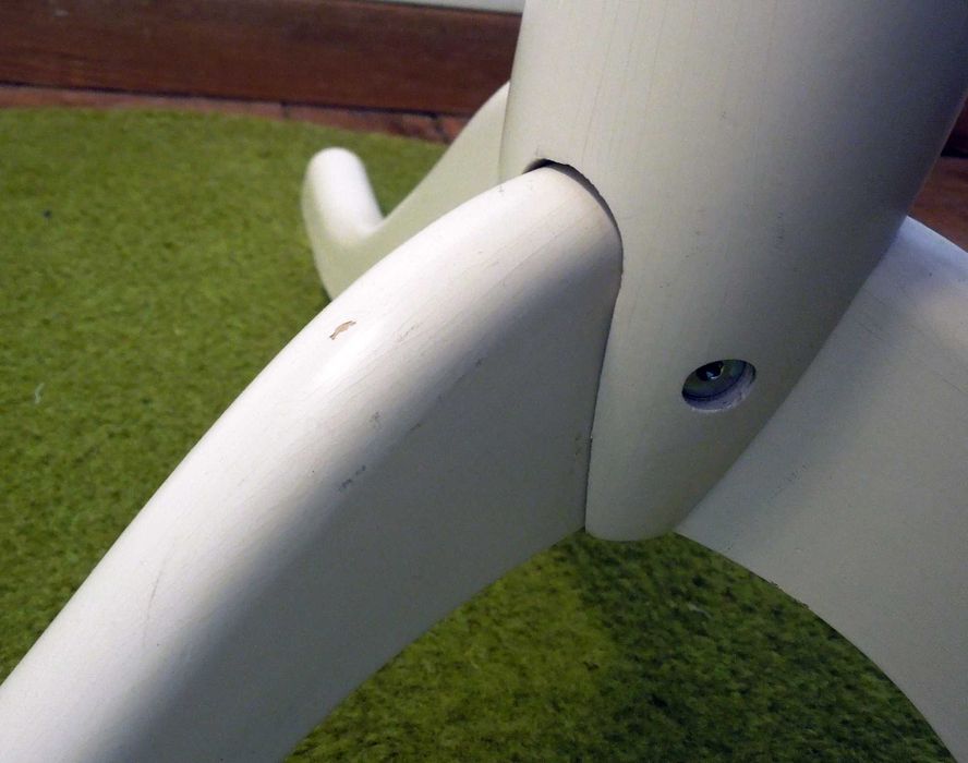 Vintage Ikea Dolum side table / mesa de apoio - branco / white