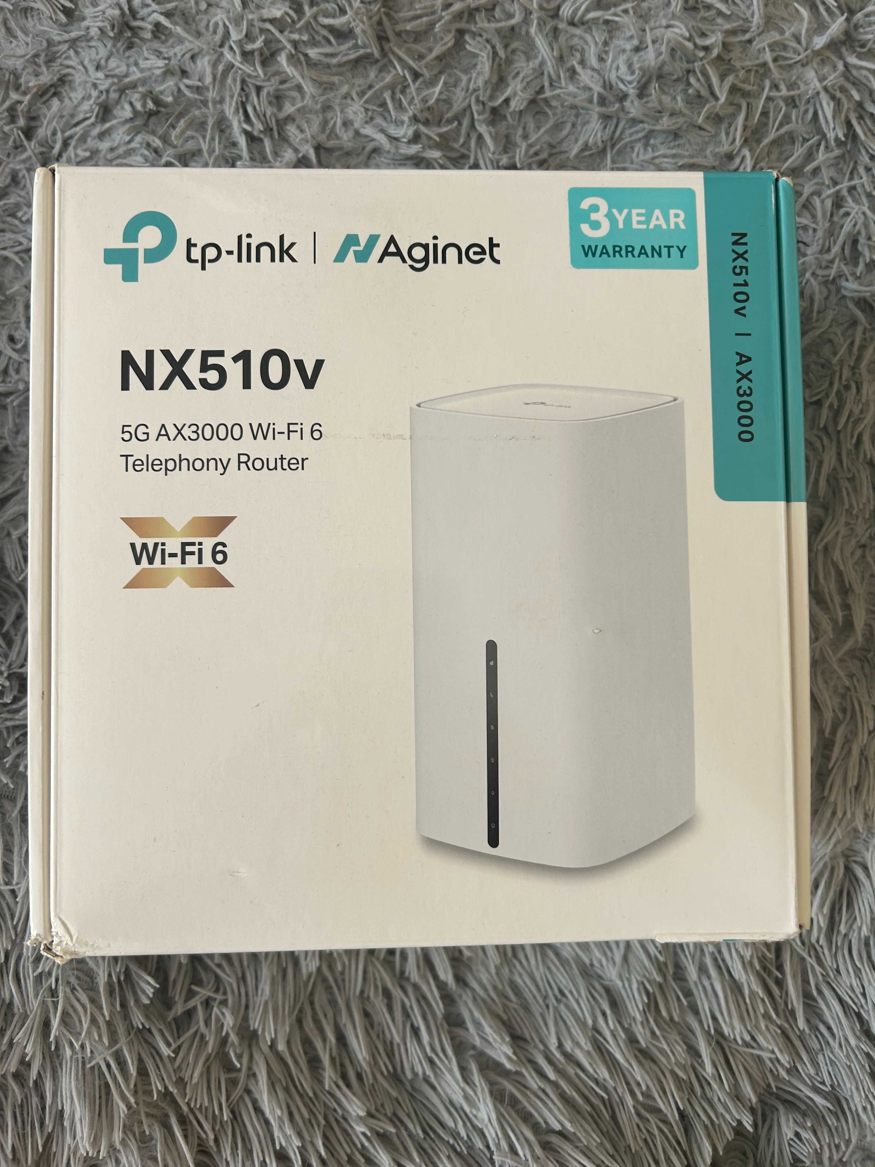 Router 5G TP-Link NX510v 4G LTE na kartę sim Wifi 6 Mesh AX3000