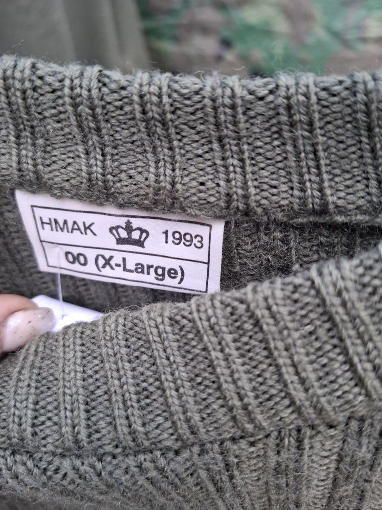 Sweter wojskowy HMAK w kolorze khaki