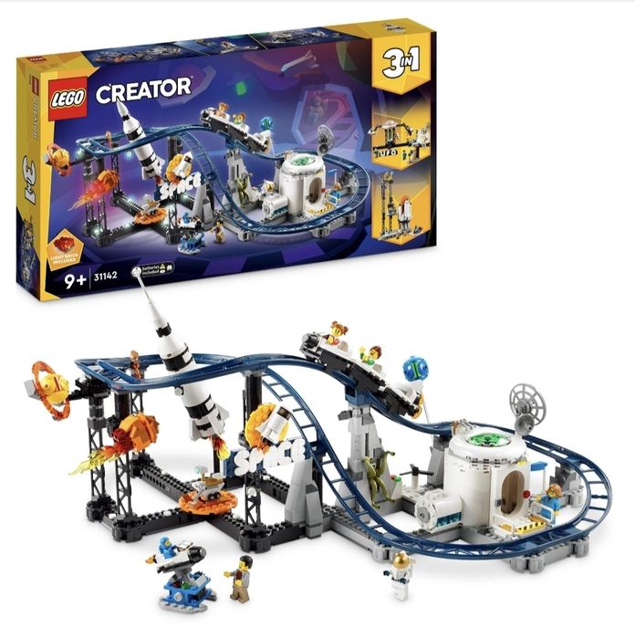 LEGO Creator 3 w 1 Kolejka górska kosmiczna 31142 nowe