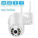 Câmara Rotativa WiFi 5MP 2560P *Visão Noturna *Deteção Movimento *APP