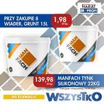 Manfach tynk silikonowy 22 kg
