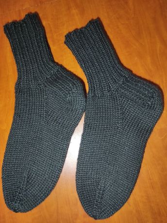 В'язані теплі чоловічі шкарпетки 42 та 43 розміру
