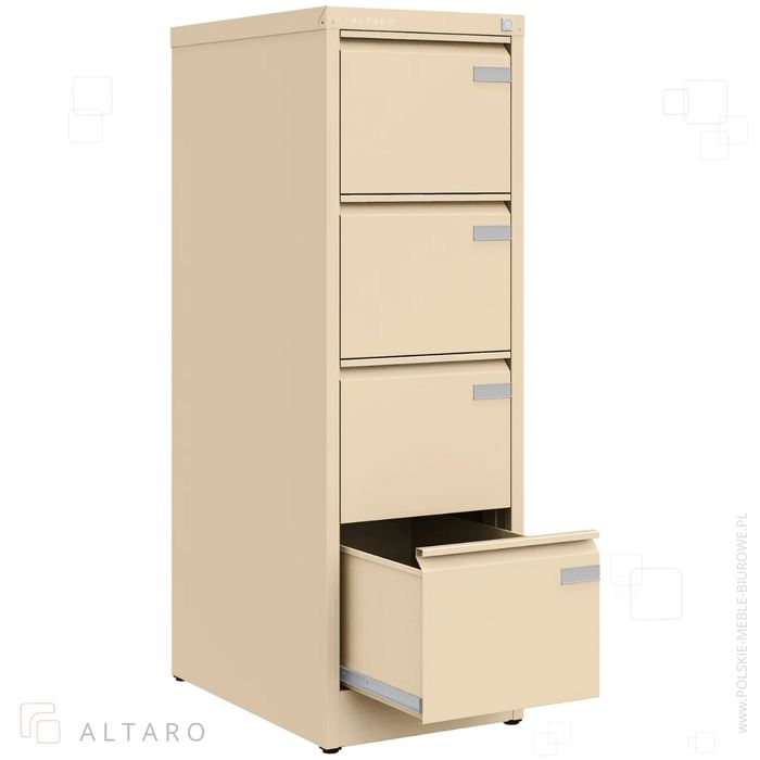 Szafa KARTOTEKOWA metalowa szufladowa na akta, dokumenty A4  | teczki