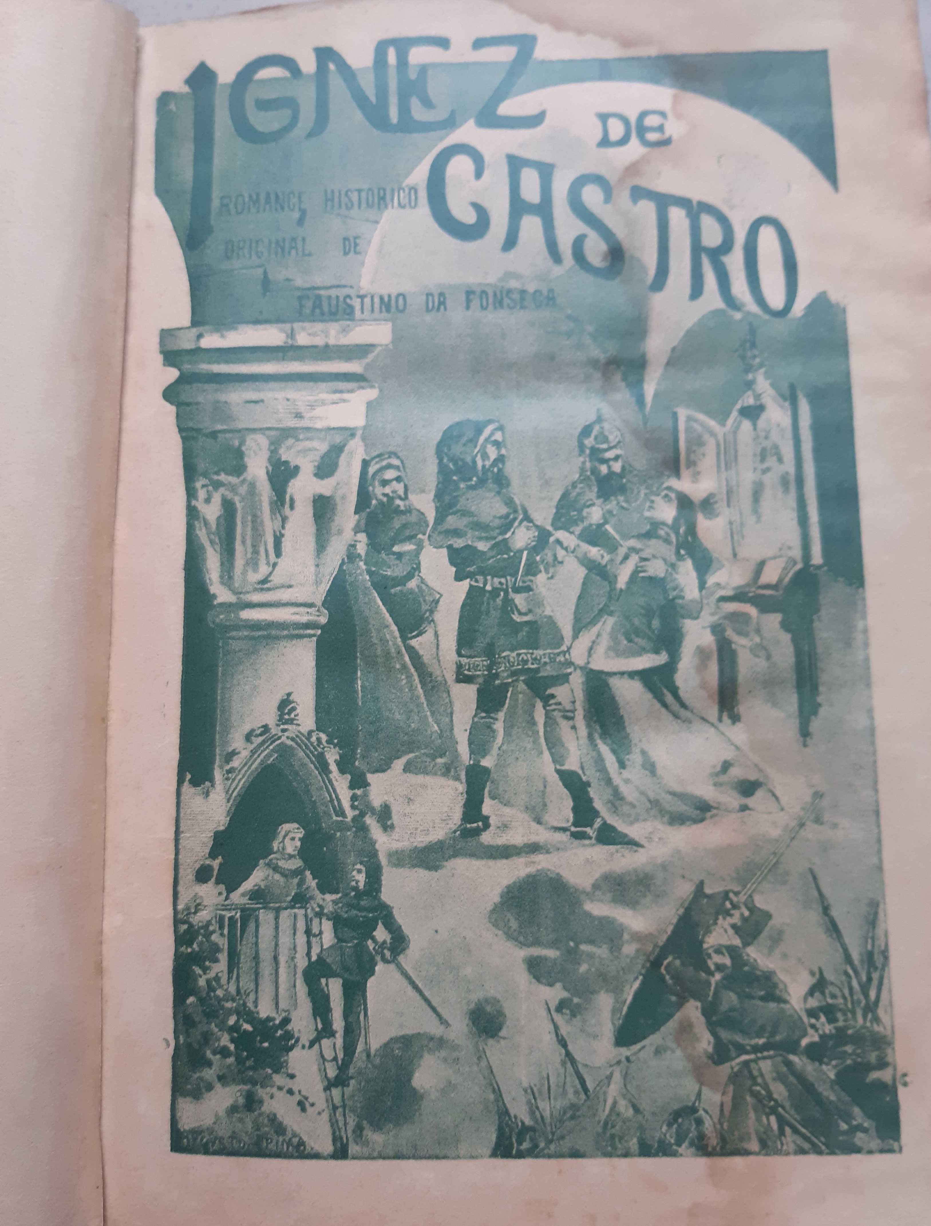Livro Antigo "Ignez de Castro" - 1900