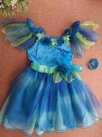 Карнавальна сукня 2-3 роки фея, лісова фея, весна, весняна квітка