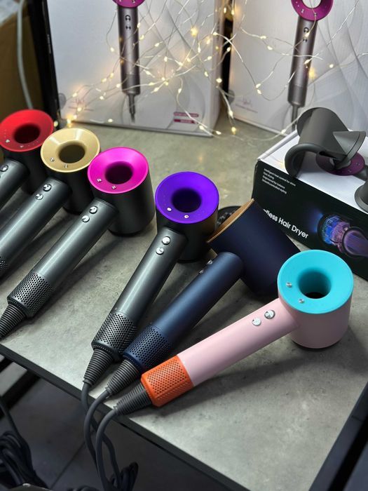 Професійний фен стайлер Dyson Leafless Super Hair Dryer 1600Вт Рожевий