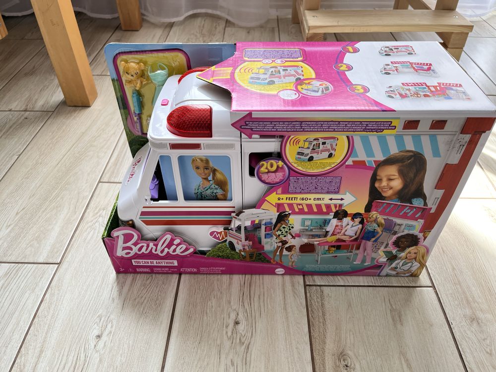 Karetka Ambulans Barbie Nowa