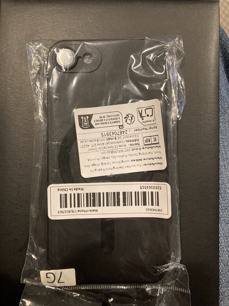 Capa de silicone iphone SE