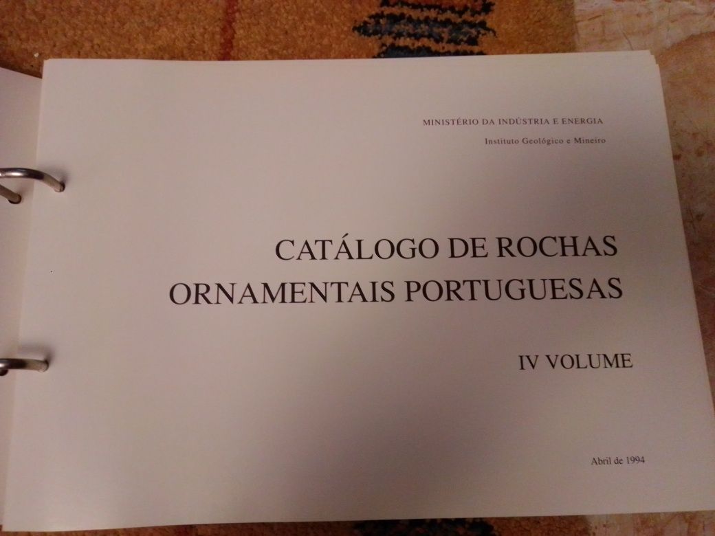 Livro Sobre Rochas Ornamentais Portuguesas